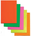 Sign Blank Card Fluoro Sml Pk100