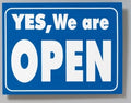 Sign Open/Closed Double Sided 220X280