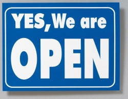Sign Open/Closed Double Sided 220X280