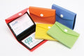 Business Card Wallet B/Tone Pop Green  Holds 40 Cards