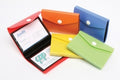 Business Card Wallet B/Tone Pop Orange Holds 40 Cards