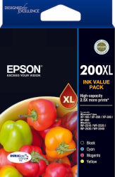 Inkjet Cart V/Pk Epson T201692 200 High Cap Durabrite Ultra 4 Ink B/C/
