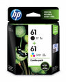 Inkjet Cart Hp Cr311Aa #Hp61 Combo Black & Colour