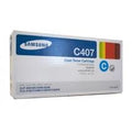 Toner Cartridge Samsung Clt-C407 Cyan For Clp325/Clx3185