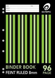 Binder Book Olympic A4 8Mm Ruled 96Pg