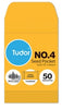 Envelope Tudor Seed 110X60 No.4 Kraft Gum Pk50
