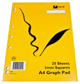 Graph Pad Quill A4 1Mm Squares 25Pg