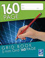 Grid Book Sovereign 225X175Mm 5Mm Grid 160Pg