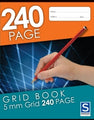 Grid Book Sovereign 225X175Mm 5Mm Grid 240Pg