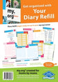 Diary Refill Zions My Organiser 2012