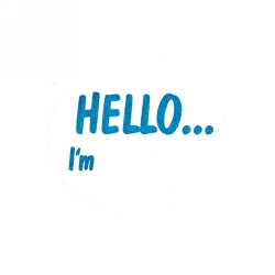 Label Avery Disp 58X43 Hello I'M Dmo5843He