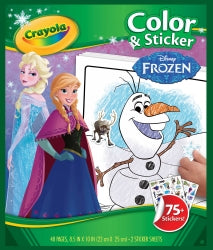 Book Crayola  Colour And Sticker Disney Frozen