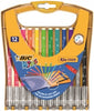 Markers Bic Kids Couleur Felt Tip Rainbow Case Pk12