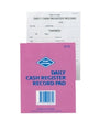 Daily Cash Register Record Pad Zions Dcr