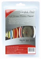 Paper Photo Digital Pix 6X4 250Gsm Full Gloss Pk50