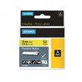Label Tape Dymo 12Mmx3.5M Rhino Pro Flexible Nylon Yellow
