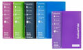 Notebook Colourhide A4 With Pockets Asst 120Pg