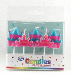 Candle Alpen Boxed Princess & Castle Pk5