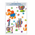 Gift Wrap Alpen Sheets & Tags Animals Pk2