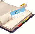 Index Tabs 3L 12X40Mm White Pk24