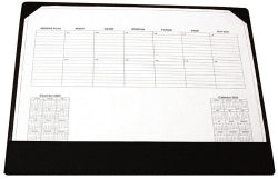 Desk Pad Bantex 4180 With Planner Black