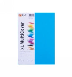 Cover Paper Quill A4 Xl 125Gsm Med Blue Pk250