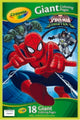 Book Colouring Crayola Spiderman Giant Pages