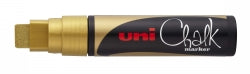 Marker Chalk Uni 15Mm Chisel Tip Gold
