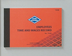 Wage Book Zions Time Employees 76Sb9
