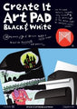 Art Pads Micador A4 Black And White 30 Sht