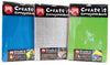 Craft Board Micador A4 Create It Corrugated Metallic 12 Shts
