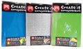 Craft Board Micador A4 Create It Corrugated Metallic 12 Shts