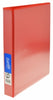 Binder Insert Bantex A4 4 D-Ring 25Mm Red