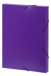 Document Box Marbig A4  Purple