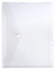 Binder Pocket Marbig A4 With Button Closure Clear