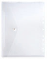 Binder Pocket Marbig A4 With Button Closure Clear