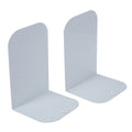 Book Ends Esselte Metal White Pk2