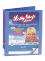 Binder Bantex A4 2D 25Mm Insert Lollyshop Bubble Gum Blue