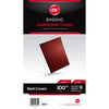 Binding Covers Gbc Ibico A4 Leathergrain Maroon Pk100