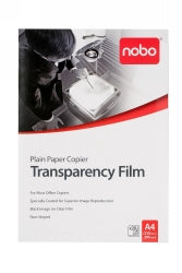 Transparency Film Nobo A4 Plain Copier Pp100C-20 Pk20