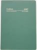 Diary Financial Year 2018/19 Collins A6 Wto Vinyl Cover Green