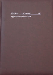 Diary 2020 Collins A4 Appointment Dtp 15Min Early Edition Burgundy