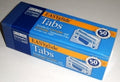 Suspension File Tabs Olympic Easyglide Clear Bx50