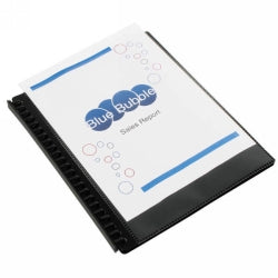 Marbig Display Book A4 Insert Cover Black