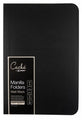 Manilla Files Avery F/C Matt Black W/24 Labels 250Gsm Pk10