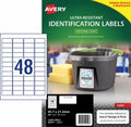 Label Avery 45.7X21.2Mm L7911 Ultra-Resistant Outdoor 48Up Pk10