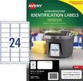 Label Avery 63.5X33.9Mm L7912 Ultra-Resistant Outdoor 24Up Pk10