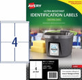 Label Avery 99.1X139Mm L7915 Ultra-Resistant Outdoor 4Up Pk10