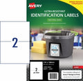 Label Avery 210X148Mm L7916 Ultra-Resistant Outdoor 2Up Pk10