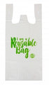 Bags Singlet Capri 420X220X130Mm Sml Reusable 36 Micron White Pk100
